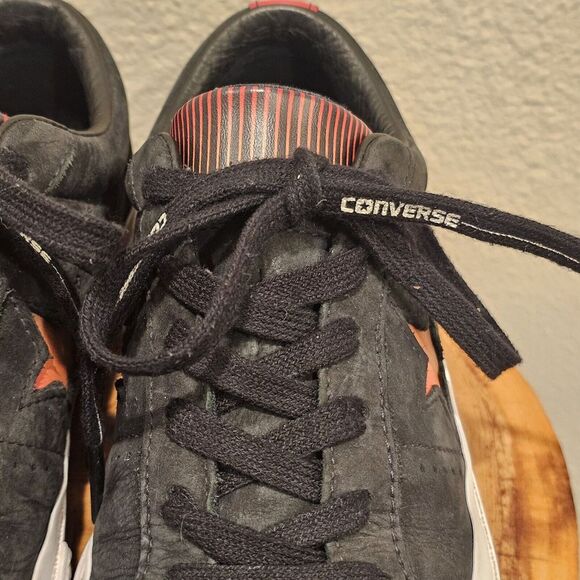 Converse One Star Ox‎ YOD Black/Enamel Red/Orange Ray 160339C Women 8.5 Men 6.5 - Picture 4 of 16